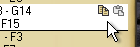The copy icon is active, the paste icon isn't