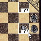 Left-click-and-drag to move a piece