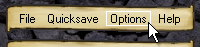 The Options menu