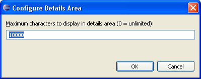 Detail Pane Dialog