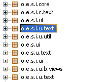 Compressed package names