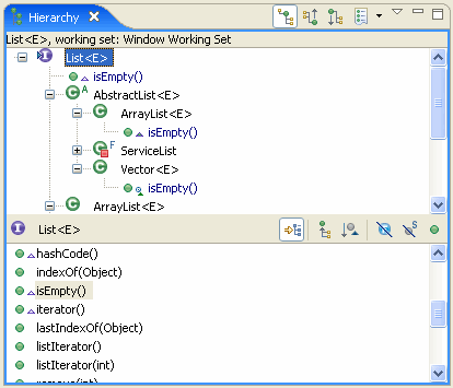 Lock view and show members in Hierarchy