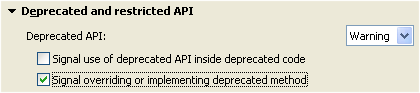 Compiler preference page
