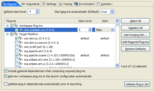 Equinox Plug-ins
