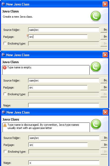 Picture showing animated messages