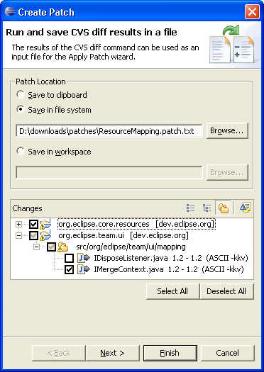 Picture showing patch-creation improvements