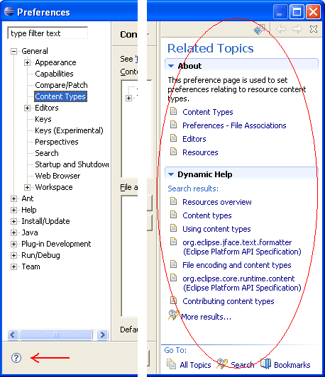 Picture showing improved help