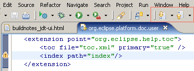 Picture of navigation icons