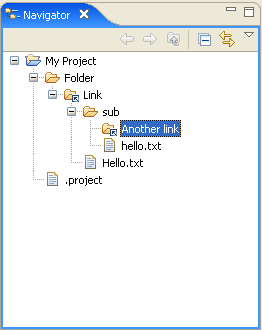 Picture showing linked resources