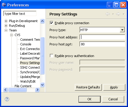 Picture showing proxy support